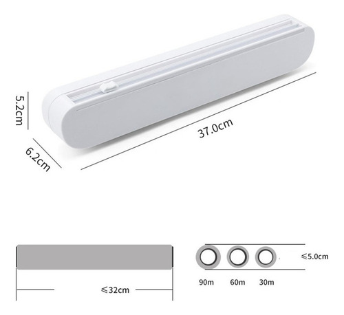 Plastic Film Dispenser Holder Cutter 1