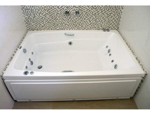 Banheira Dupla 170cm Standard Acrilbath Ouro Fino Cor Branco