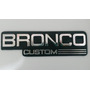 Emblema Bronco Custom Ford Bronco