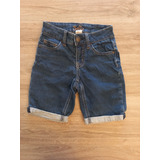 Short Bermuda Jean Elastizado Justice Nena 8 A 10 Años 