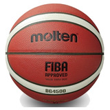 Pelota Basket Molten Bg4500 N°7 Cuero Premium Cts