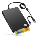 Lector De Disquete, Lector De Disquete Externo Dual Usb 2.0 