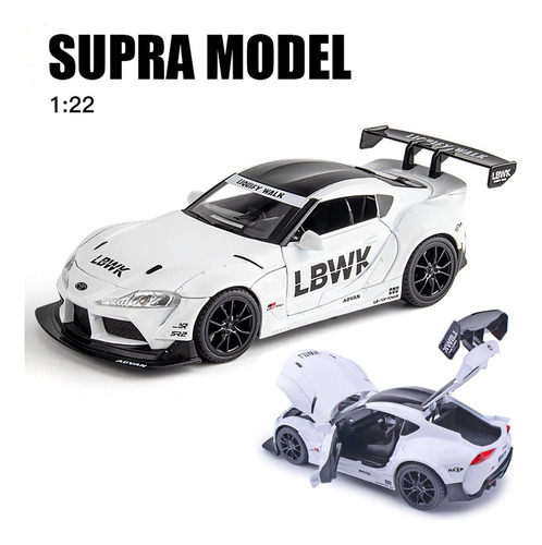 Auto Deportivo Toyota Supra Gr Versión Miniatura Metal