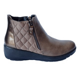 Botin Urbano Taupe/cafe Nadir Mysoft