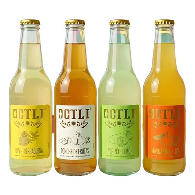 Gaseosa Orgánica Natural Octli 400ml Refresco Saludable