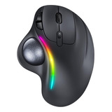 Trackball Mouse Wireless - Ratón Ergonómico Rollerball Con R