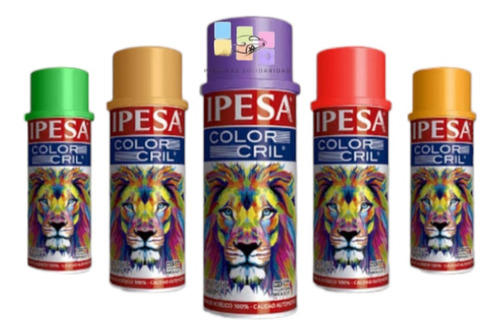 Ipesa Pintura En Lata Spray Paquete 6pz