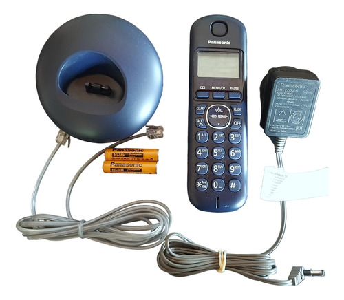 Teléfono Inalámbrico Marca Panasonic Kx-tgb210-color Azul