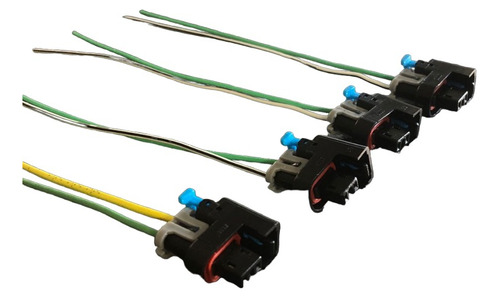 4 Conectores De Inyector Chevy C2, Luv, S10, Aveo, Corsa