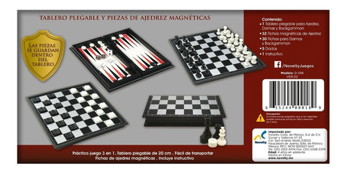 Set De Juegos Novelty 3 En 1 Magnético