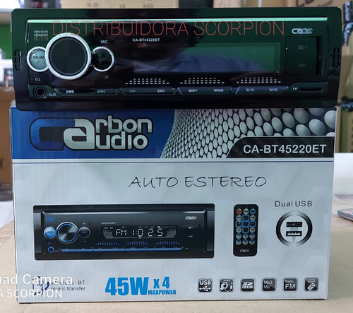Autoestereo Carbon Audio Control 2 Usb Bluetooth Fm Sd Aux 
