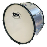 Bombo De Banda  26x12 Silver  Rmx Bdbt 1080 Rmx