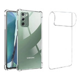 Carcasa Para Samsung Note 20 Transparente + Lamina Hidrogel