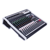 Mixer/mesa De Som,12 Canais,aux,eq,efeito,+48v,usb,bluetooth