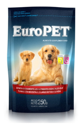 Europet 250g Alimento Complementario Perro Adulto Y Cachorro