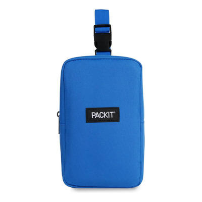 Caja Vertical Para Refrigerios Congelable Packit®, Azul Con
