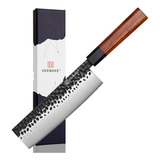 Cuchillo Keemake Nakiri Cuchillo Japonés Para Verduras De 7