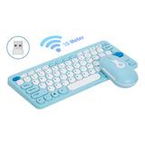 Keyboard Suit Mouse, Portátil Inalámbrico Y Teclado Silencio