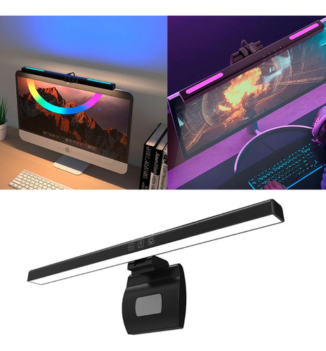 Luz Led Lámpara Rgb Monitor Pantalla Pc Laptop 40cm