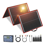 Dokio - Kit De Panel Solar Portatil De 160 W Y 18 V (solo 9