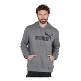 Buzo Urbano Puma Essentials Logo Hombre En Gris | Stock Cent