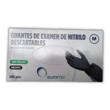 Caja Guantes Nitrilo Primera Calidad Con Anmat X 100 Uni