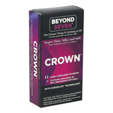 Condones Crown Skinless Skin Preservativos 12 Piezas
