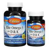 Carlson Labs Super Omega-3 Epa 400mg+dha 200mg+d3+k2 90 Cáp.