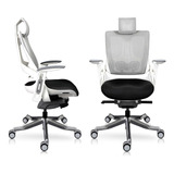 Silla Gamer Ergonomica Multiposiciones Blanca Madagascar____