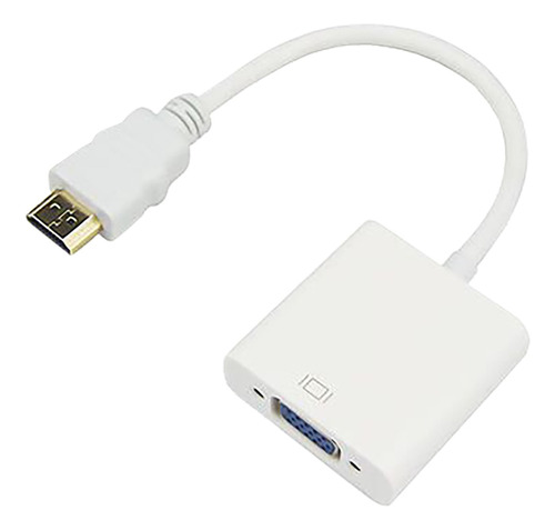 Adaptador De Cable De Video Hdmi Macho A Vga Hembra 1080p C