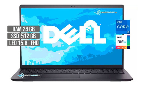 Portatil Dell Intel Core I7- 1165g7 Ssd 512gb + Ram 24gb