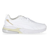 Zapatillas Puma Vis2k Sl En Blanco Y Dorado | Dexter