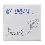 Paper Plane Travel Dream Seat Cushion With Memory Foam Breat