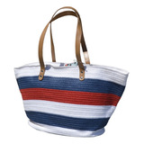 Bolso De Playa Dana Importado Playero Cartera Grande Neutra