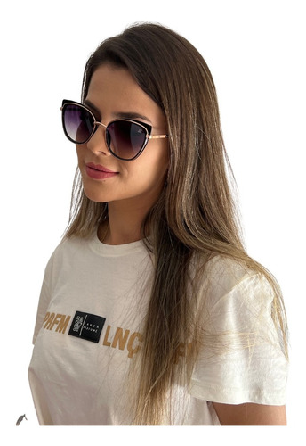 Oculos De Sol Finoti Feminino Gatinho Grande Luxo Original