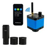Camera Para Microscopio Hdmi Usb Wifi 1080p + Adaptador