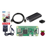 Kit Raspberry Pi Zero W - Sd 32gb, Fonte, Case, Cabo, Dissip