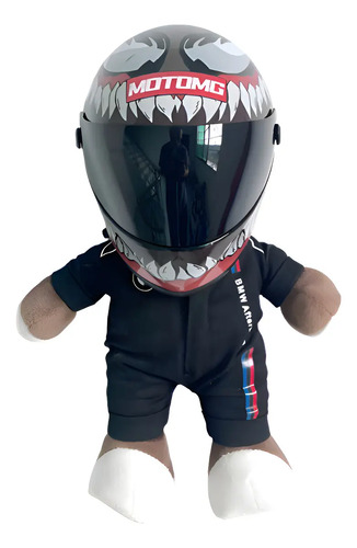 Oso Casco De Motocicleta, Colgante De Caja Trasera[u]