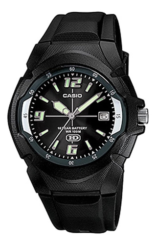 Casio Mw600f-1av Mens 100m Hd Series Reloj Deportivo Con Fec