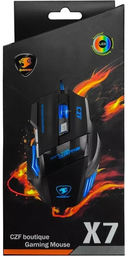 Mouse Gamer Alámbrico Con Retroiluminación X7 800-3200 Dpi