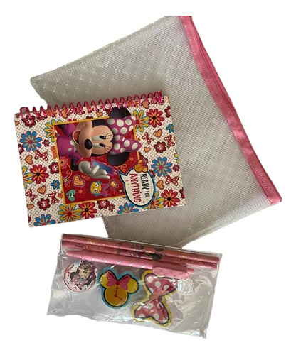 Set Escritorio Infantil Minnie Mouse 7 Productos