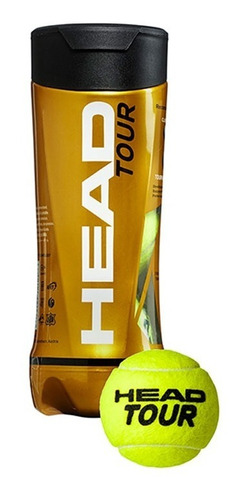 Tubo Pelotas Head Tour Paddle Tenis 5-0035 X3 Empo2000