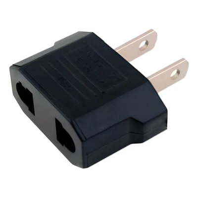 Adaptador Enchufe Europeo a Americano 2 Plugs Planos 10A | MercadoLibre