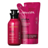 Kit Nativa Spa Ameixa: Loção Corporal 400ml + Refil 400ml