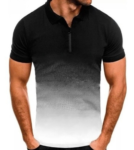 Playera Hombre Tipo Polo Moda Casual Calidad Punto 122129 S