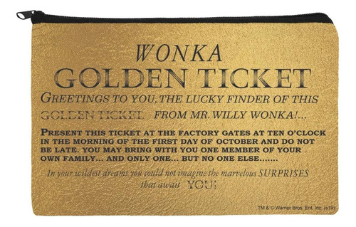 Willy Wonka Y The Chocolate Factory Golden Ticket Pencil Pen