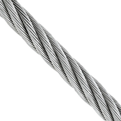 Metro Cable Acero Inoxidable 1\u002F2 7x19 Tirolesa Linea De Vida | Envío gratis