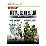 Metal Gear Solid Hd: 2 & 3  Xbox 360