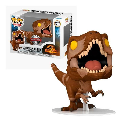 Funko Pop! Atrociraptor Red 55291 De La Coleccion Jurassic World Figura De Accion #1217