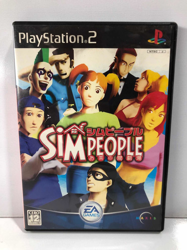 Jogo Sim People Original Ps2 Completo Japonês!